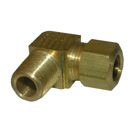 Lasco 3/8" Compression by 1/4" Male Pipe Thread 90-Degree Brass Elbow: $9.91 Lasco 3/8" Compression by 1/4" Male Pipe Thread 90-Degree Brass Elbow: $9.91