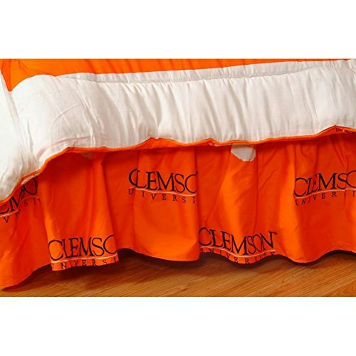 Clemson Tigers Queen Dust Ruffle Bed Skirt: $19.95 Clemson Tigers Queen Dust Ruffle Bed Skirt: $19.95