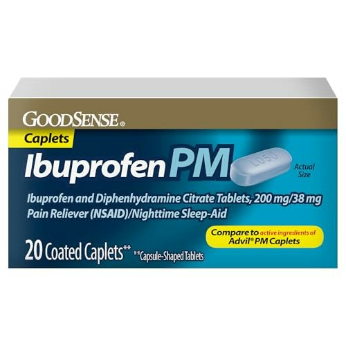 GoodSense Ibuprofen PM Nighttime Pain Relief & Sleep Aid 20-Count: $3.65 GoodSense Ibuprofen PM Nighttime Pain Relief & Sleep Aid 20-Count: $3.65
