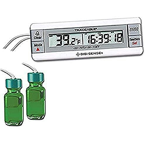 Digi-Sense Two-Channel Digital Thermometer w/ 2 Bottle Probes: $73.73 Digi-Sense Two-Channel Digital Thermometer w/ 2 Bottle Probes: $73.73