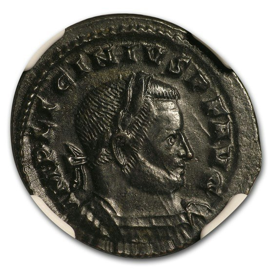 Roman AE Nummus Emperor Licinius I (308-324 AD) Ch XF NGC Coin: $75 Roman AE Nummus Emperor Licinius I (308-324 AD) Ch XF NGC Coin: $75
