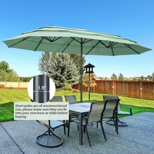 Ainfox 15-Foot Patio Umbrella for $64 + free shipping