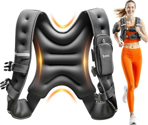 Renoj Weighted Vest for $8 + free shipping w/ Prime