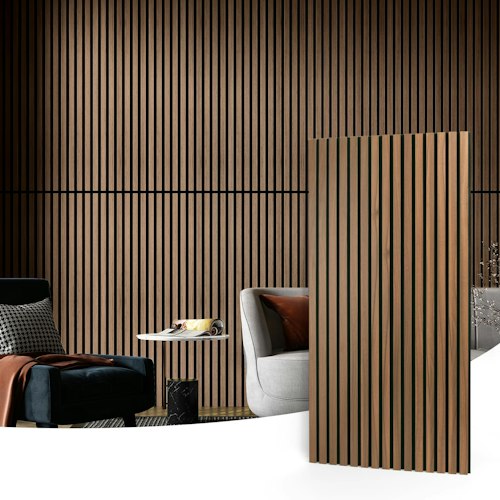 Art3d Fluted Acoustic Wood Slat Wall Panel 2-Pack for $66 + free shipping