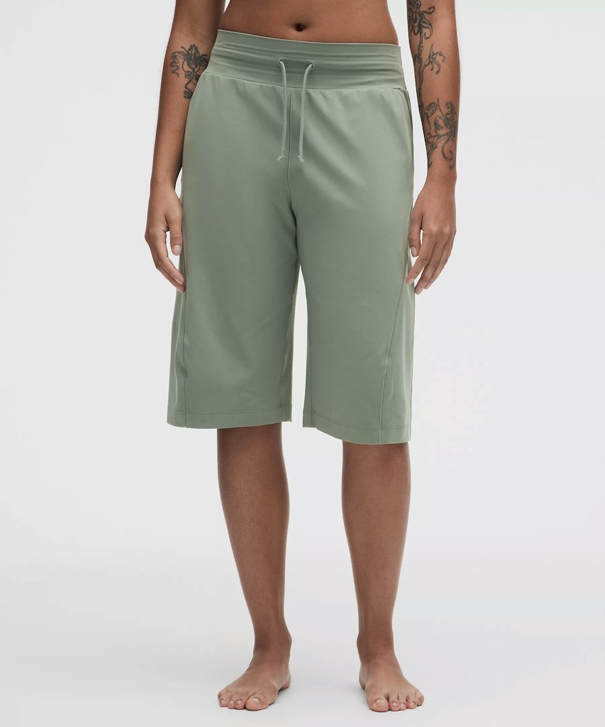 lululemon Women's Groove Mid-Rise Relaxed Bermuda Short: $34 lululemon Women's Groove Mid-Rise Relaxed Bermuda Short: $34