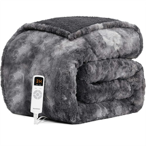 Hansleep Electric Heated 50" x 60" Throw Blanket for $35 + free shipping w/ Prime
