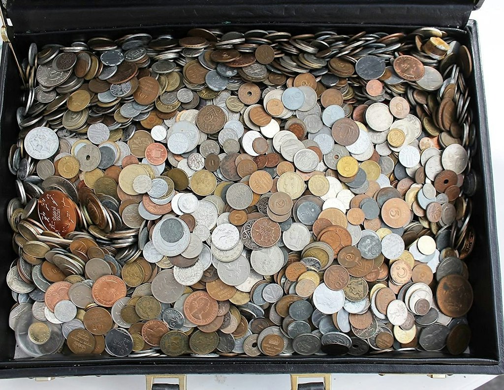50-Coin 1/2-lb. World Coin Grab Bag: $18 50-Coin 1/2-lb. World Coin Grab Bag: $18