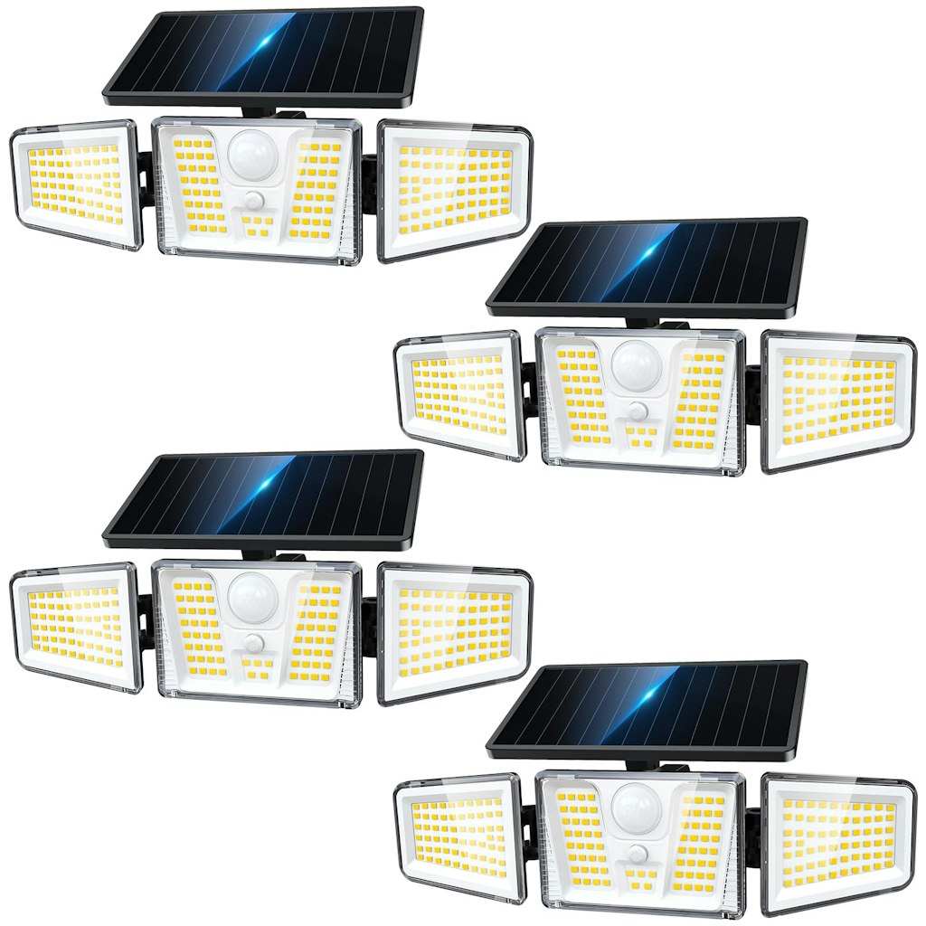 Kooper Solar Motion Sensor Flood Light 4-Pack: $37