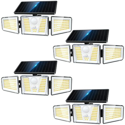 Kooper Solar Motion Sensor Flood Light 4-Pack for $37 + free shipping