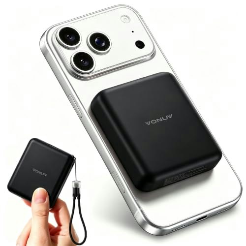 Vonuv 10,000mAh 15W Magnetic Wireless Power Bank: $16.80