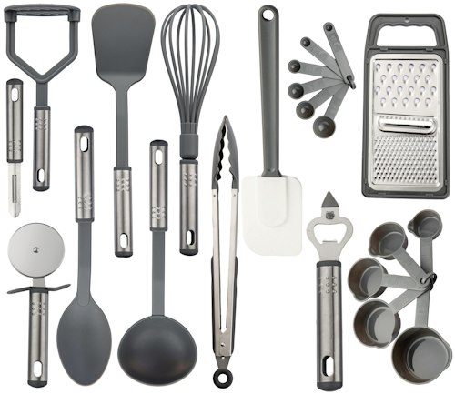 Lux Decor Collection Kitchen Utensil 23-Piece Set for $19 + free shipping w/ $35