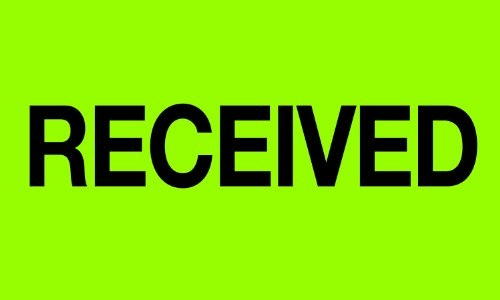 Tape Logic 3" x 5" Received Fluorescent Green Sticker 500-Count Roll: $33.21 Tape Logic 3" x 5" Received Fluorescent Green Sticker 500-Count Roll: $33.21