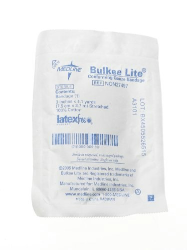 Medline Bulkee Lite 3" x 4.1-yd. Sterile Gauze Bandage 12-Pack: $8.60 Medline Bulkee Lite 3" x 4.1-yd. Sterile Gauze Bandage 12-Pack: $8.60