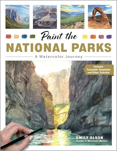 Paint the National Parks Watercolor Journey Book: $13.90