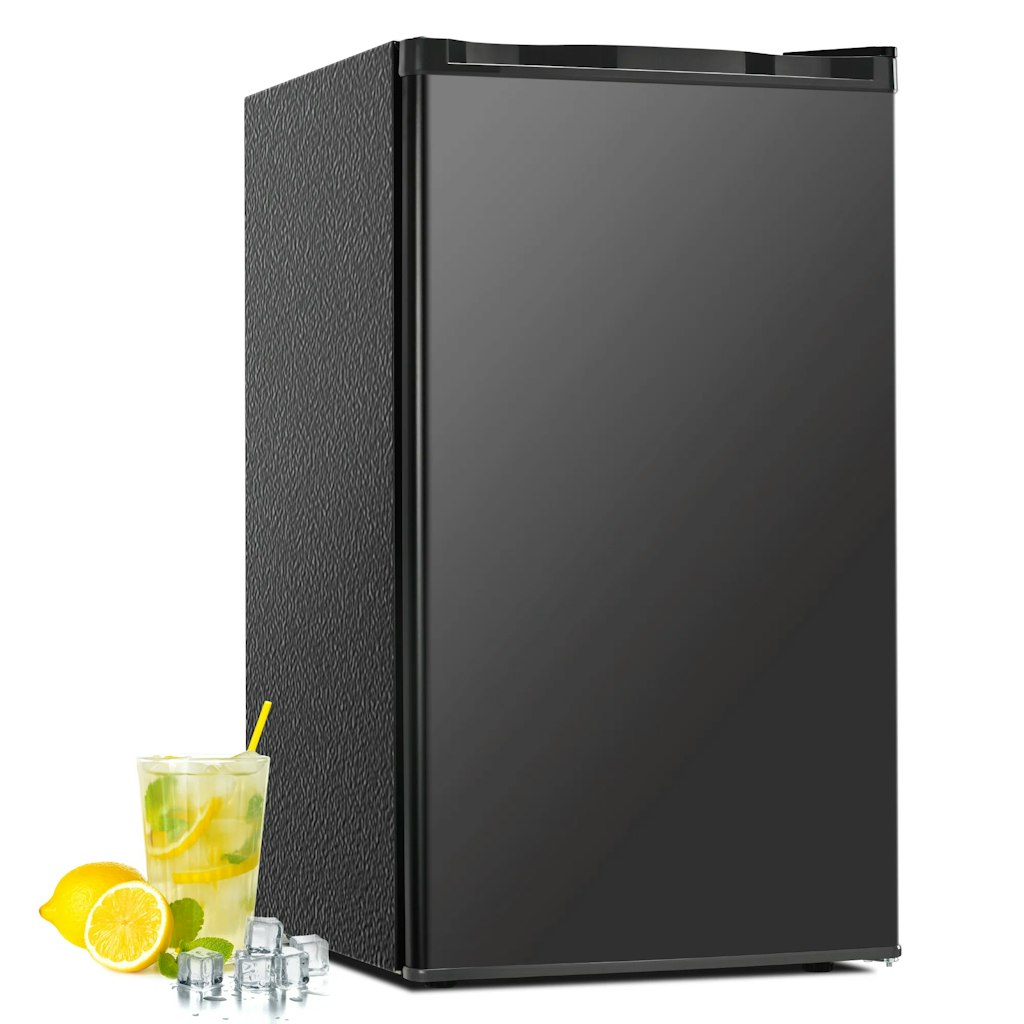 Simzlife 3.2 cu. ft. Freestanding Small Fridge w/ Freezer: $140