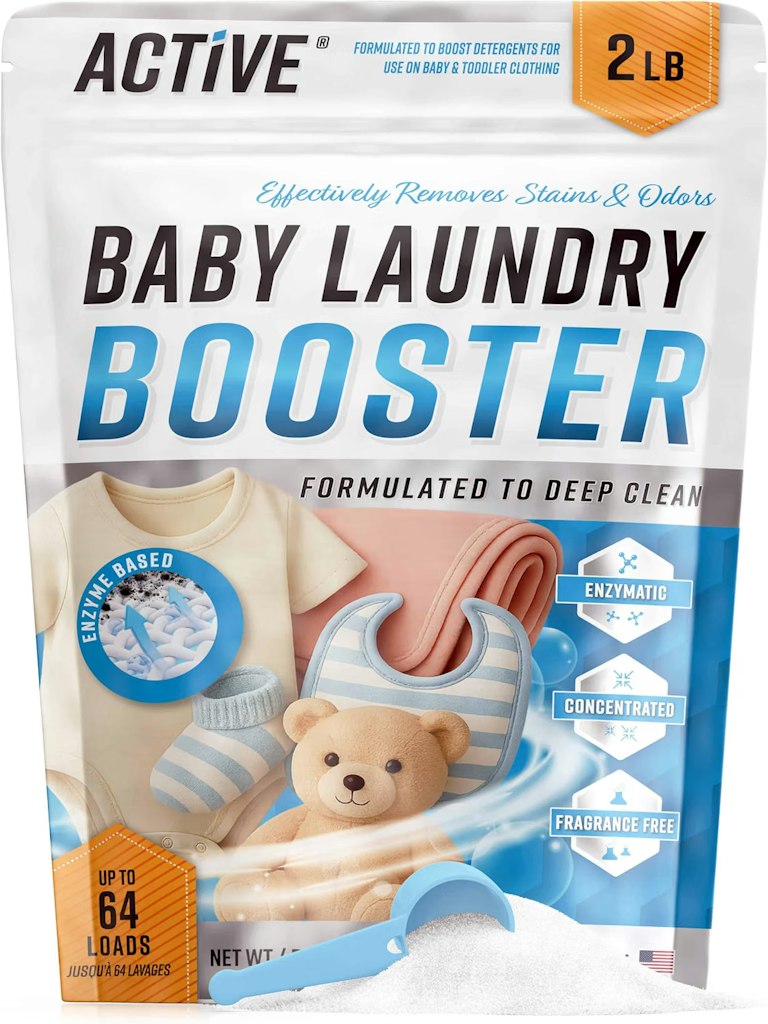 Active Baby Laundry Enzyme Booster 2-lb. Powder: $12 via Sub & Save