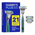 Harry's Plus Razor Kit with Premium Handle and 3 Blades for $9 via Sub & Save + free shipping