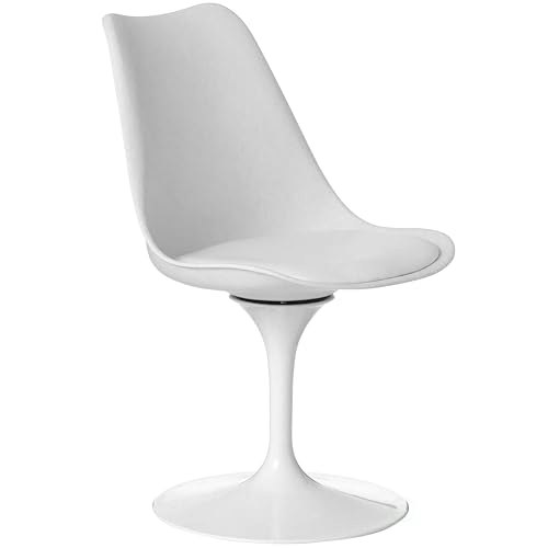 Fabulaxe Mid-Century Modern Swivel Tulip Side Chair: $154.40 Fabulaxe Mid-Century Modern Swivel Tulip Side Chair: $154.40