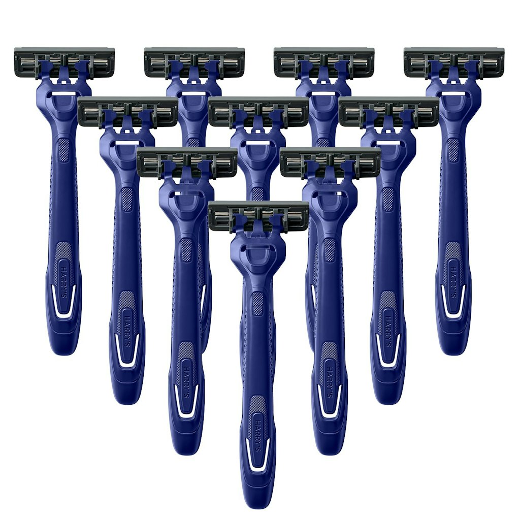 Harry's 3-Blade Disposable Razors 10-Pack: $7 via Sub & Save