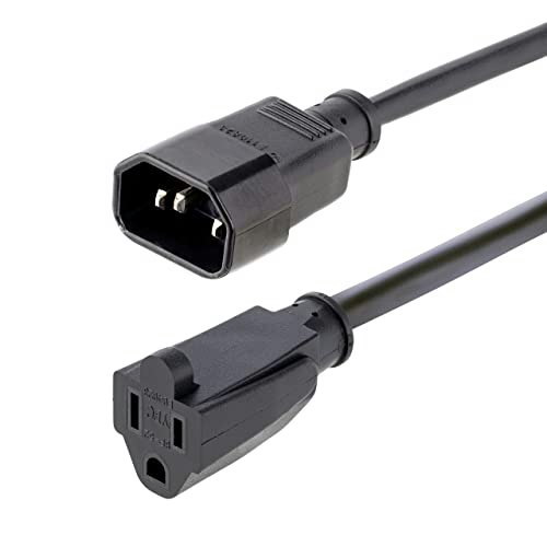 StarTech 3-Foot 10A 125V Power Extension Cord: $9.23