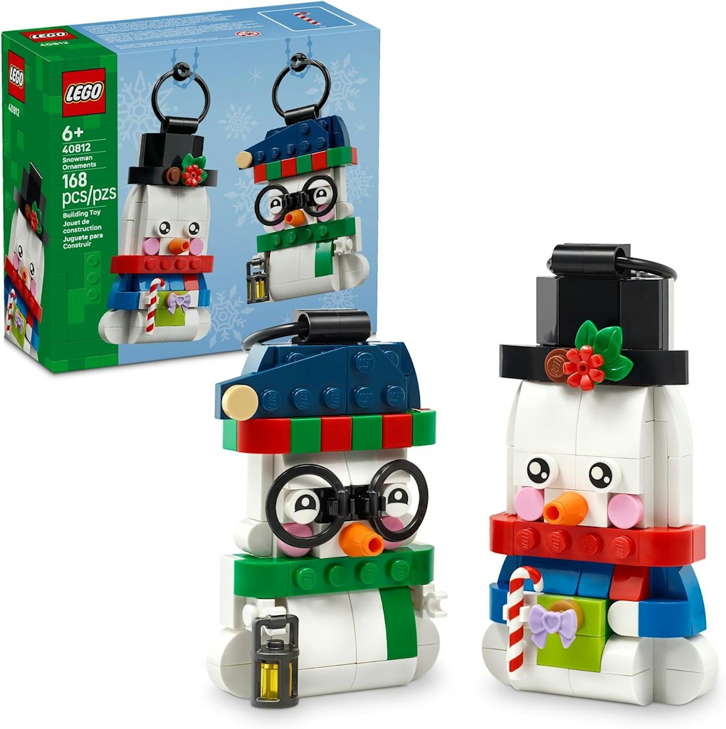 LEGO Snowman Ornaments: $9.88
