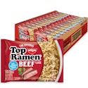Nissin Top Ramen Beef Ramen Noodle Soup 24-Pack for $5.68 via Sub & Save + free shipping w/ Prime