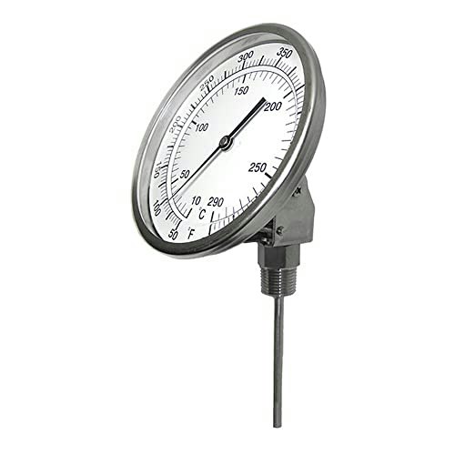 PIC Gauges 3-inch Bimetal Thermometer 4-inch Stem: $26.95 PIC Gauges 3-inch Bimetal Thermometer 4-inch Stem: $26.95