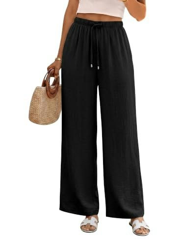 Angerella Women's Wide Leg Palazzo Pants: $19.98 Angerella Women's Wide Leg Palazzo Pants: $19.98