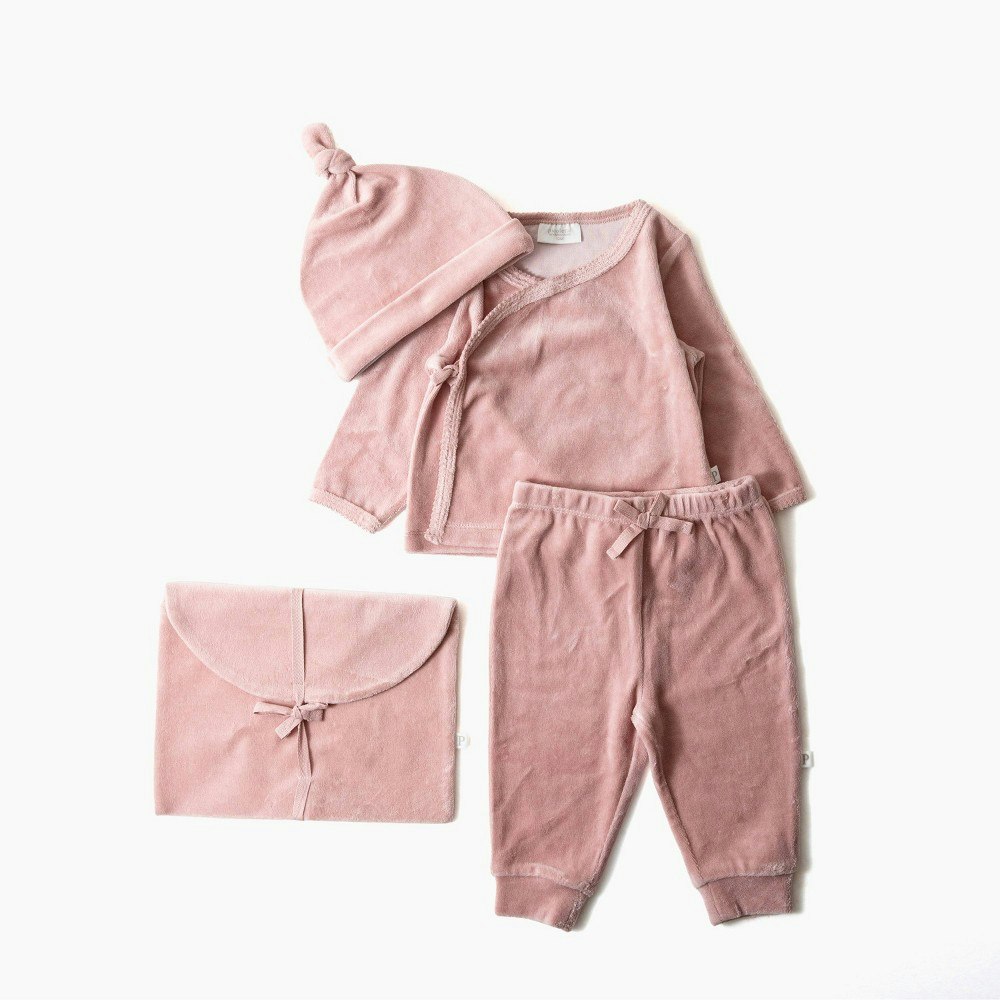Picolette by Olivia Culpo Baby Girls' 4-Piece Velour Gift Set: $20 Picolette by Olivia Culpo Baby Girls' 4-Piece Velour Gift Set: $20