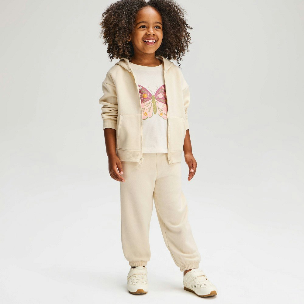 Cat & Jack Toddler Girls' Fleece Jogger Pants 4T: $10