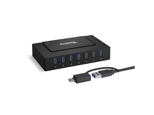 Plugable 7-in-1 USB-C and USB 3.0 Hub: $54.95 Plugable 7-in-1 USB-C and USB 3.0 Hub: $54.95