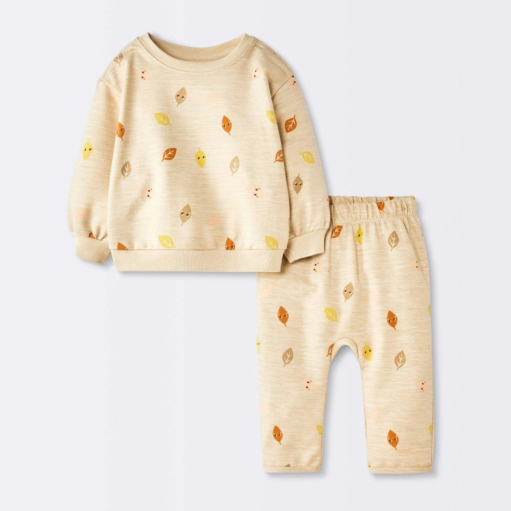 Cloud Island Baby Fall Leaves Sweatshirt and Jogger Pants Set 24M: $14