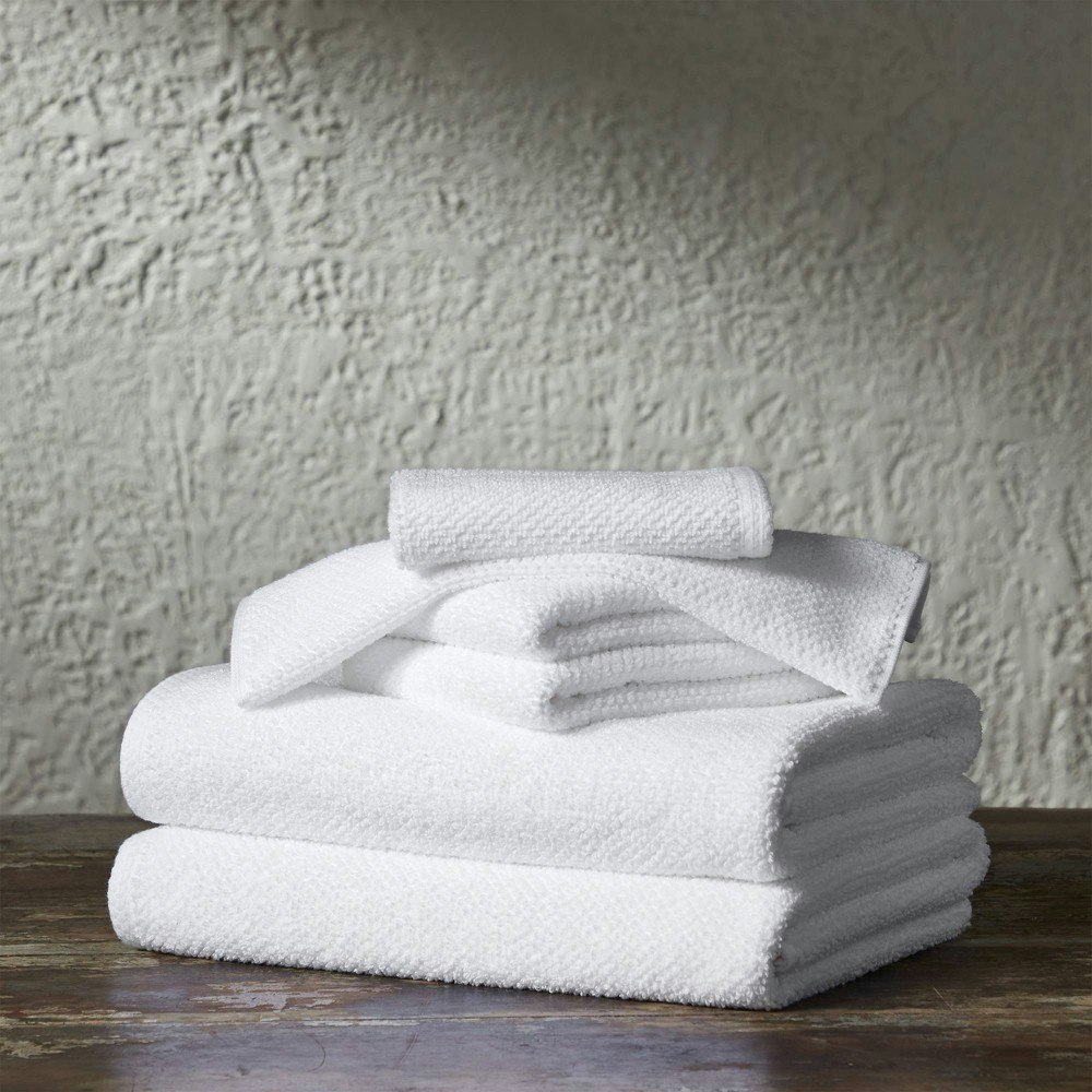 Isla Jade 6-Piece Cotton Popcorn Textured Towel Set: $41.49