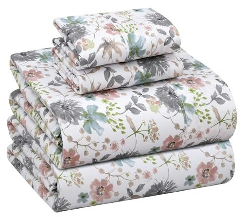 Ruvanti 100% Cotton Full Size Percale Sheet Set: $42.49 Ruvanti 100% Cotton Full Size Percale Sheet Set: $42.49