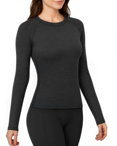 Women's Long Sleeve Athletic Compression Shirt: $12.74