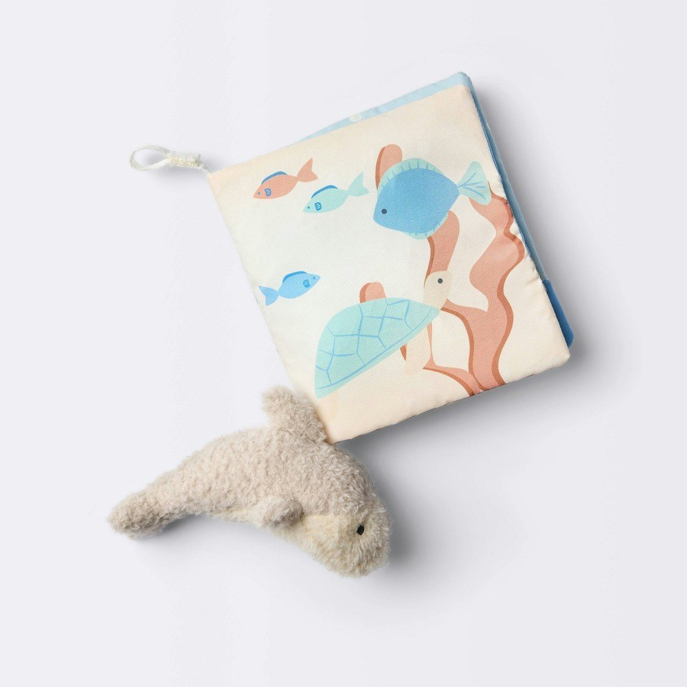 Cloud Island Sea Life Interactive Soft Book and Plush Toy: $9.99 Cloud Island Sea Life Interactive Soft Book and Plush Toy: $9.99