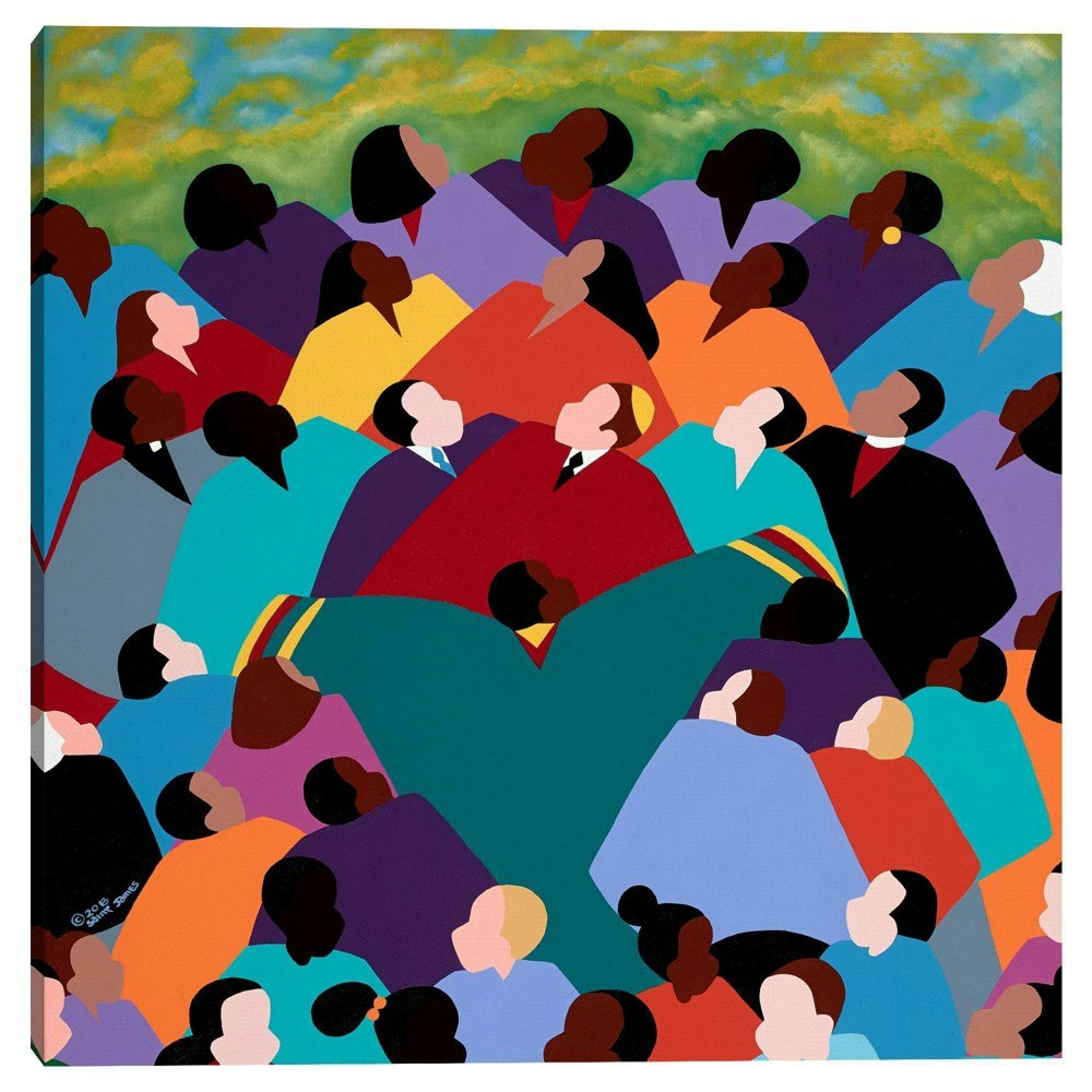 35" x 35" The Dream by Synthia Saint James Canvas Art Print: $123.99