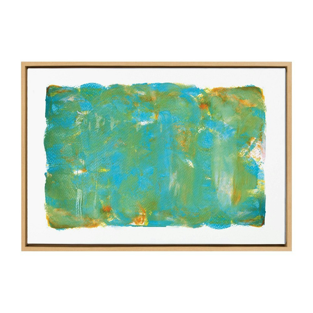 Sylvie Jungle 23\" x 33\" Framed Wall Canvas: $76.99