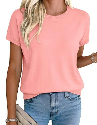 Totatuit Women's Short Sleeve Knit Sweater Vest: $15.19 Totatuit Women's Short Sleeve Knit Sweater Vest: $15.19