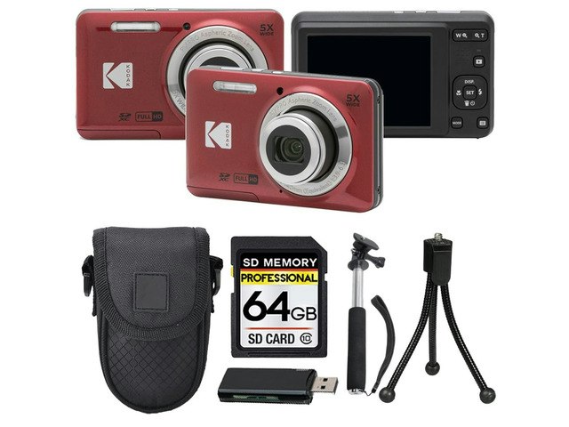 Kodak Pixpro FZ55 16MP 5X Optical Zoom Digital Camera Bundle: $299.99 Kodak Pixpro FZ55 16MP 5X Optical Zoom Digital Camera Bundle: $299.99