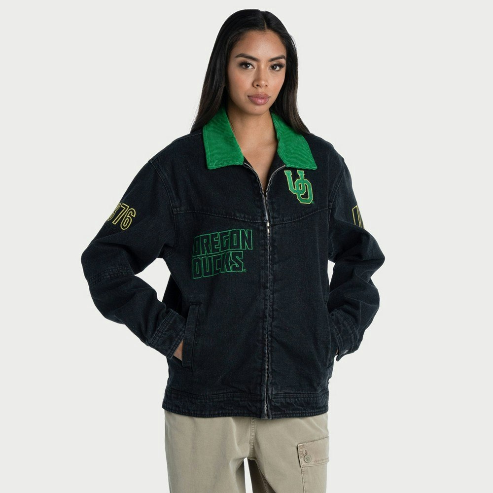 NCAA Oregon Ducks Women's Denim Jacket: $89.99 NCAA Oregon Ducks Women's Denim Jacket: $89.99