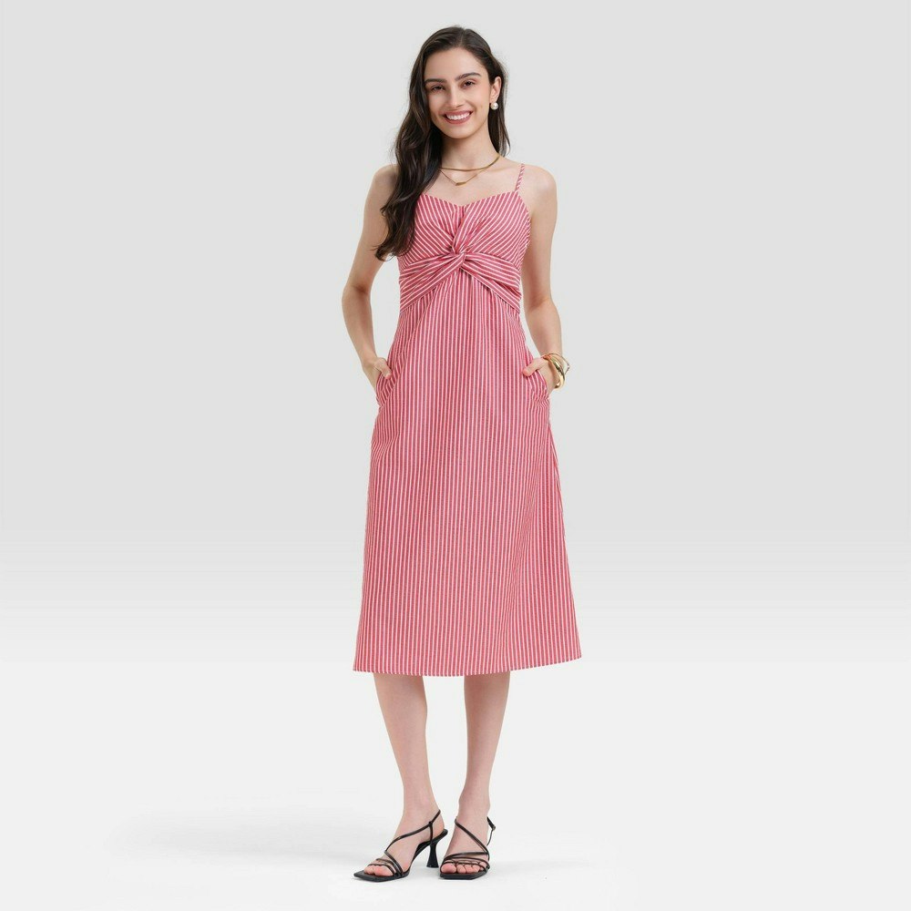 A New Day Women's Twist-Front Midi Cami Dress: $40 A New Day Women's Twist-Front Midi Cami Dress: $40