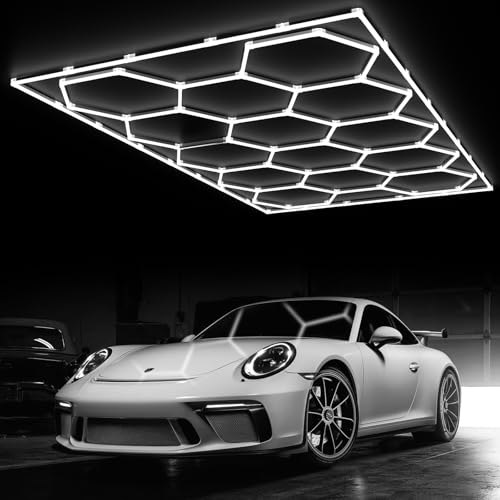 Litezone 14-Grid Hexagon LED Garage Light: $127.49 Litezone 14-Grid Hexagon LED Garage Light: $127.49