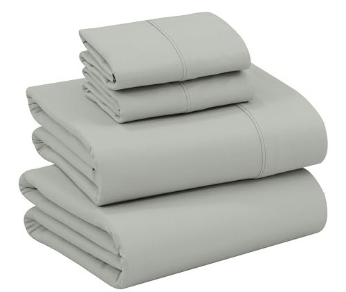 Ruvanti 100% Cotton Percale King Sheet Set: $42.49