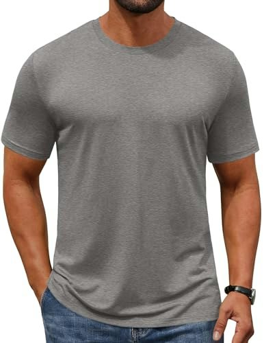 Coofandy Men's Crew Neck T-Shirt: $9.97 Coofandy Men's Crew Neck T-Shirt: $9.97