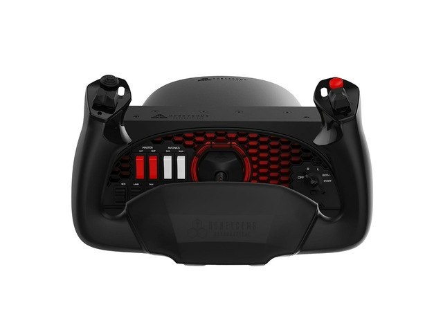 Honeycomb Aeronautical Alpha Flight Controls Yoke & Switch Panel: $584.49 Honeycomb Aeronautical Alpha Flight Controls Yoke & Switch Panel: $584.49