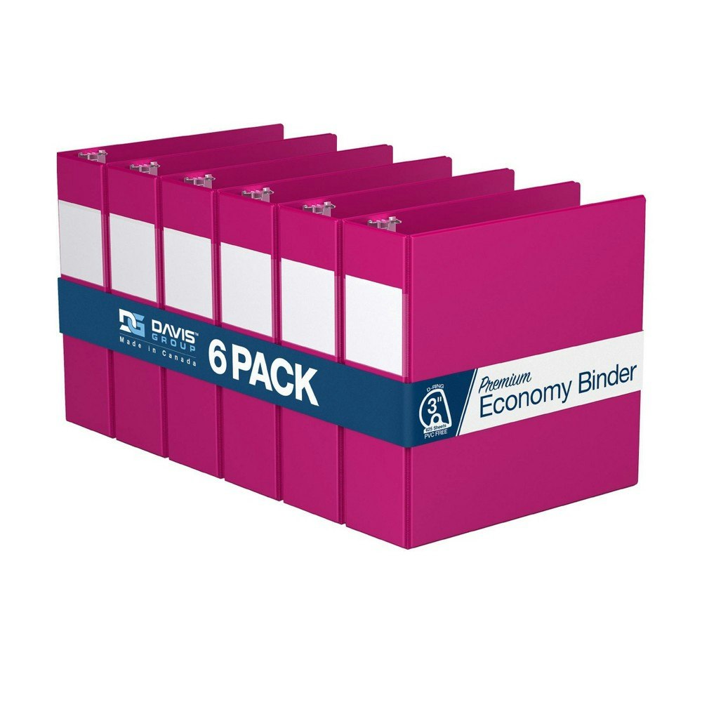 Davis Group 3-Inch D-Ring Binder 6-Pack: $59.99 Davis Group 3-Inch D-Ring Binder 6-Pack: $59.99