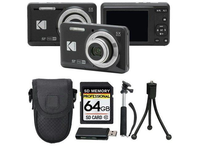 Kodak PIXPRO FZ55 16MP 5X Optical Zoom Digital Camera Bundle: $299.99 Kodak PIXPRO FZ55 16MP 5X Optical Zoom Digital Camera Bundle: $299.99