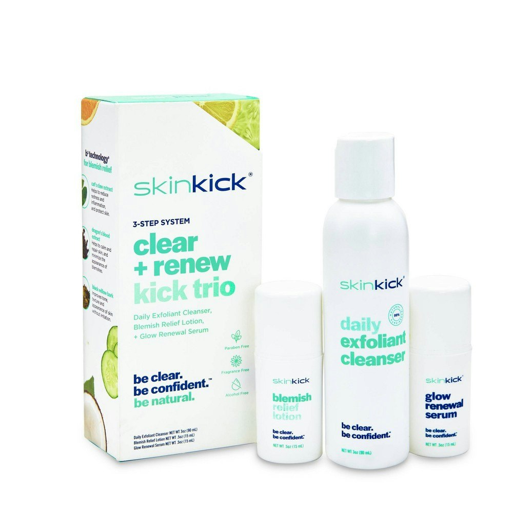 SkinKick Clear + Renew Trio 3-Pack: $49.49