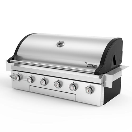 Brand-Man 40-Inch 6-Burner Built-In Gas Grill: $934.15
